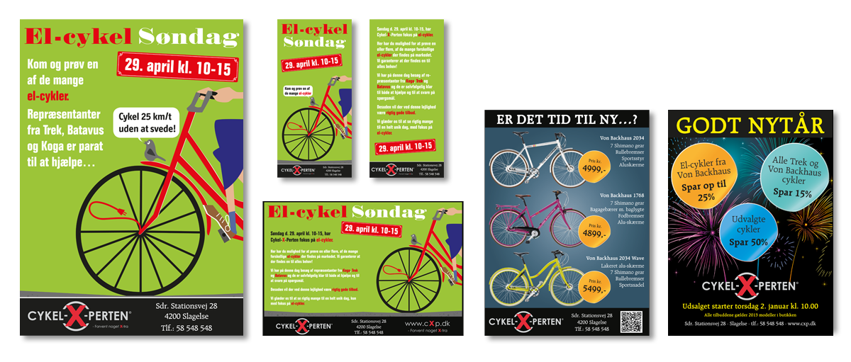 Opgaver udført for Cykel-X-Perten